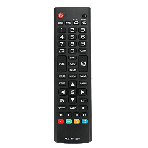 New AKB73715608 Replace Remote fit for LG TV 32LN520B 32LN5300 42LN5300 42LN5400 42LN5200 42PN4500 50PN4500 50PN5300 32LN541C 47LN541C 55LN541C 39LN541C 32LN549E 39LN549E 55LN5400 50LN5400 50LN5200