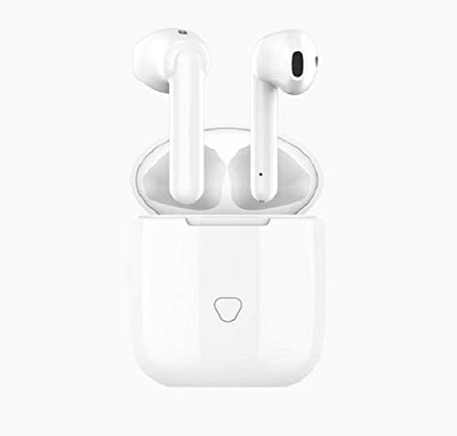 SoundPEATS Dual Dynamic Drivers Wireless Earbuds, Bluetooth 5.0 Headphones with Dual Crossovers, APTX Audio CVC Noise Cancellation Built in Mic, in-Ear Earphones with Charging Case, 27 Hours Playtime