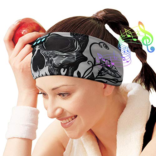 MUSICOZY Sleep Headphones Bluetooth Headband, Sleep Mask With Bluetooth Sleep Headphones, Sports Sleeping Headphones Sleep Earbuds with Ultra-Thin HD Stereo Speakers Perfect for Insomnia Workout, Jogg