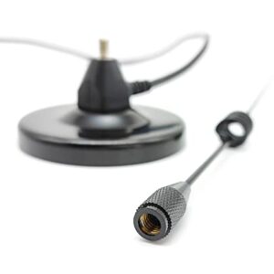 Dual-Band Magnetic Mobile Ham Radio Antenna 137-149 and 437-480 MHz RG58 Cable SMA Connector