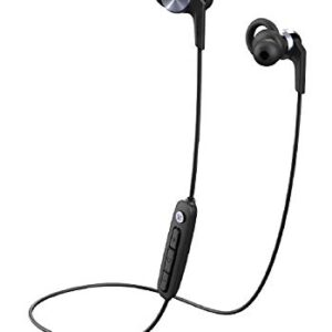 1MORE Vi React In-Ear Headphones Powered by Vi, Bluetooth Sport Wireless Earphones with AAC, IPX6 Waterproof, Lightweight, Secure Fit - Space Gray, 52