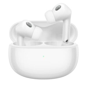 xiaomi buds 3t pro, tws, bluetooth 5.2, surround sound, 40 db adaptive anc, 3+1 anc modes, dual transparency modes, lhdc 4.0 codec, ip55, wireless charging, white