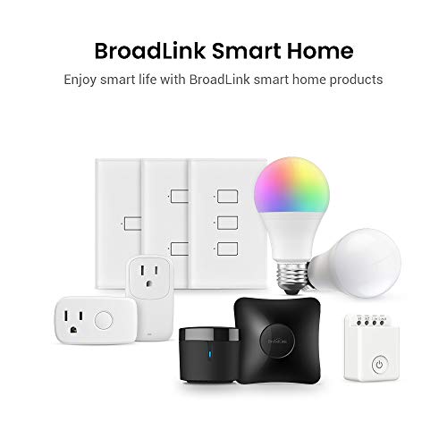 BroadLink Smart Light Switch, No Neutral Wire Required, Single Pole with App and Voice Control, 3-Gang Touch Timer Switch, Compatible with Alexa, Google Assistant, IFTTT, Siri Shortcuts, Hub Required