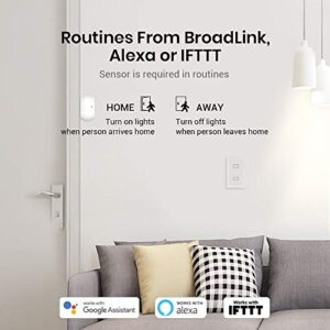 BroadLink Smart Light Switch, No Neutral Wire Required, Single Pole with App and Voice Control, 3-Gang Touch Timer Switch, Compatible with Alexa, Google Assistant, IFTTT, Siri Shortcuts, Hub Required