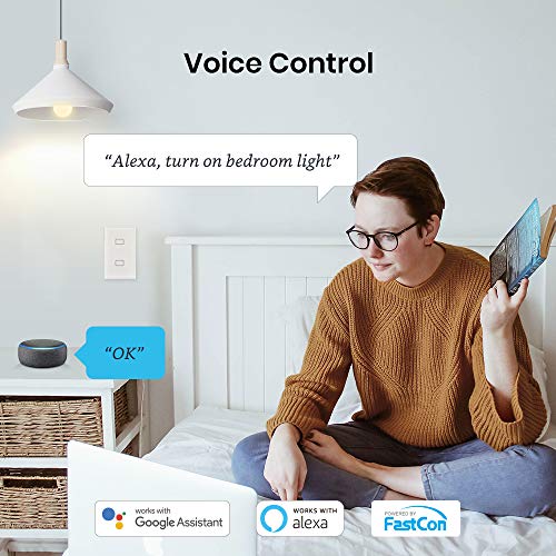 BroadLink Smart Light Switch, No Neutral Wire Required, Single Pole with App and Voice Control, 3-Gang Touch Timer Switch, Compatible with Alexa, Google Assistant, IFTTT, Siri Shortcuts, Hub Required