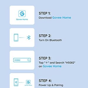 Govee Dual Smart Plug 4 Pack, 15A WiFi Bluetooth Outlet, Work with Alexa and Google Assistant, 2-in-1 Compact Design, Govee Home App Control Remotely with No Hub Required, Timer, FCC and ETL Certified