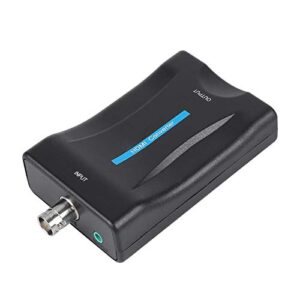 bnc to hdmi converter, 480i (ntsc) / 576i (pal) format to 1080p/720p hd hdmi signal, more stable, low energy consumption, connect video adapter monitor, tv, projector, etc