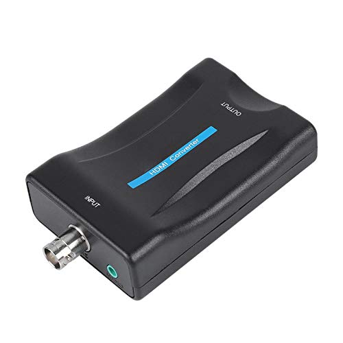 BNC to HDMI Converter, 480I (NTSC) / 576I (PAL) Format to 1080P/720P HD HDMI Signal, More Stable, Low Energy Consumption, Connect Video Adapter Monitor, TV, Projector, etc