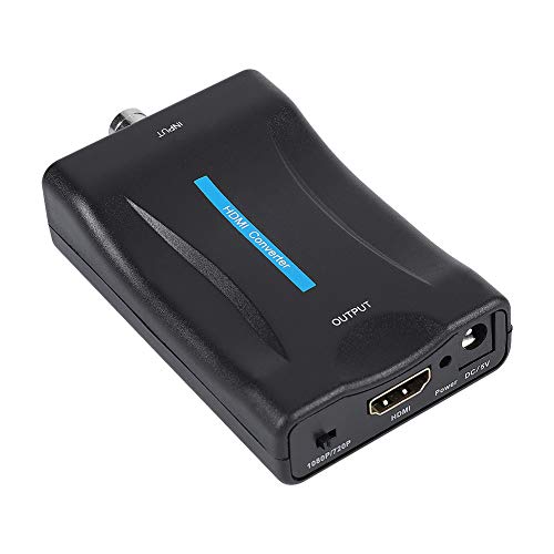 BNC to HDMI Converter, 480I (NTSC) / 576I (PAL) Format to 1080P/720P HD HDMI Signal, More Stable, Low Energy Consumption, Connect Video Adapter Monitor, TV, Projector, etc