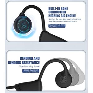 eKudgel Bone Conduction Headphones Bluetooth Wireless Open Ear Headset with 32GB MP3 Sweat Resistant for Running
