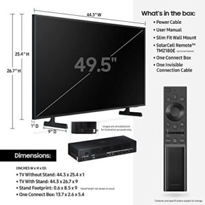 SAMSUNG 50-Inch Class Frame Series - 4K Quantum HDR Smart TV with Alexa Built-in (QN50LS03AAFXZA, 2021 Model)