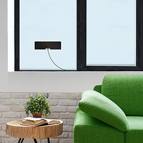 Mohu Leaf Metro TV Antenna, Indoor, Portable, 25 Mile Range, Original Paper-thin, Reversible, Paintable, 4K-Ready HDTV, 10 Foot Detachable Cable, Premium Materials for Performance, USA Made, MH-110543