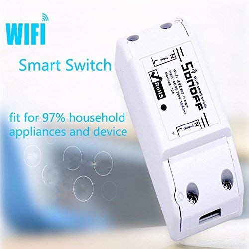 Sonoff WiFi Switch Pack of 6 Wireless Remote Control Electrical for Household Appliances Compatible with Alexa DIY Your Home via Iphone Android App