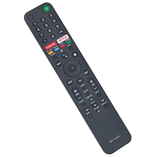 RMF-TX500U Replacement Remote Control Supports for Sony BRAVIA LCD TV XBR-43X800H XBR-49X800H XBR-65X900H XBR-55X900H XBR-75X900H XBR-85X900H XBR-55X800H XBR-49X950H XBR-55A8H XBR-55X850G XBR-65A8H