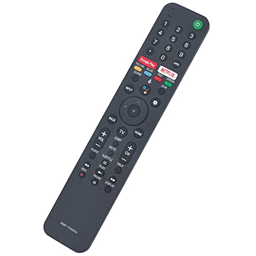 RMF-TX500U Replacement Remote Control Supports for Sony BRAVIA LCD TV XBR-43X800H XBR-49X800H XBR-65X900H XBR-55X900H XBR-75X900H XBR-85X900H XBR-55X800H XBR-49X950H XBR-55A8H XBR-55X850G XBR-65A8H