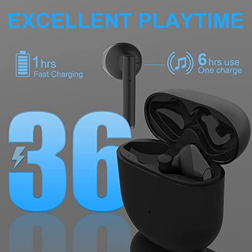 Wireless Earbuds Bluetooth 5.3 Wireless Ear Buds Headphones Built in Mic Noise Cancelling Air Buds with 36Hrs Charging Case IPX7 Waterproof Deep Bass for Android/Samsung/Apple iPhone Earbuds