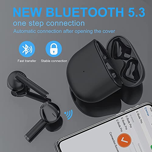 Wireless Earbuds Bluetooth 5.3 Wireless Ear Buds Headphones Built in Mic Noise Cancelling Air Buds with 36Hrs Charging Case IPX7 Waterproof Deep Bass for Android/Samsung/Apple iPhone Earbuds