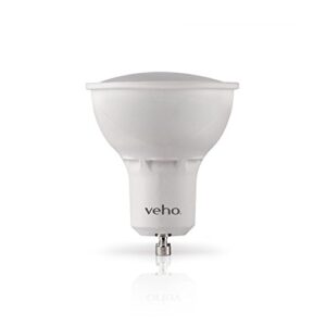 veho kasa bluetooth smart led light bulb | smartphone controlled | dimmable | colour changing | gu10 spotlight 5 w (vkb-004-gu10)