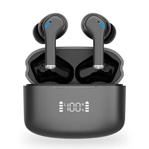 m48-wireless bluetooth headset，wireless earbuds，noise cancelling earbud，hd sound quality，deep bass，sports game headse，ipx6 waterproof stereo, support to summon the voice assistant, black