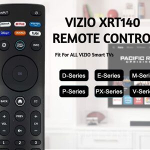 Amtone XRT140 Universal Replacement Remote Control for All VIZIO Smart TVs with Netflix Dis+ Tubi Apps