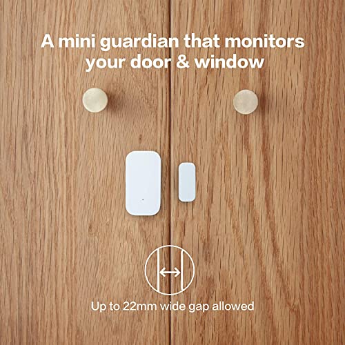 Aqara Door and Window Sensor, REQUIRES AQARA HUB, Zigbee Connection, Wireless Mini Contact Sensor for Alarm System and Smart Home Automation, Compatible with Apple HomeKit, Alexa, Works With IFTTT