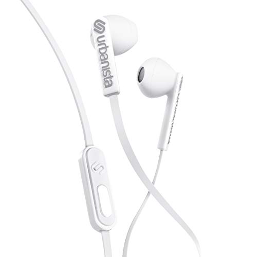 Urbanista San Francisco Earphones Dynamic Ear-Pods, Call-Handling with Microphone, 3.5mm Stereo Input - Fluffy Cloud