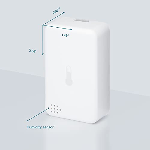 Centralite Temperature and Humidity Sensor - Monitors Room Climate - Detects High Humidity, Low Temperatures, Prevents Pipe Burst due to Freezing - Works with Smartthings, Hubitat, Ezlo, Vera, Zigbee