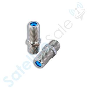 SatelliteSale High-Frequency F81 Coaxial Barrel Connectors Female to Female F-Type 3Ghz Adapter Coupler Pack of 2 Pcs