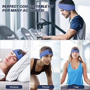 Lavince Sleep Headphones Bluetooth Sports Headband, Wireless Sports Headband Headphones with Ultra-Thin HD Stereo Speakers Perfect for Workout,Jogging,Yoga,Insomnia,Side Sleepers,Air Travel,Meditation