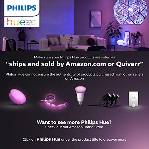 Philips Hue 541730-2 Hue Outdoor Indoor Motion Sensor, Black
