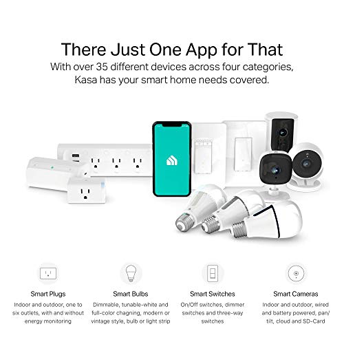 Kasa Smart (KC200) Outdoor Camera by TP-Link, 1080p HD Smart Home Security Camera with Night Vision, Built-in Siren, 2-Way Audio, Motion Detection, Works with Alexa & Google Home