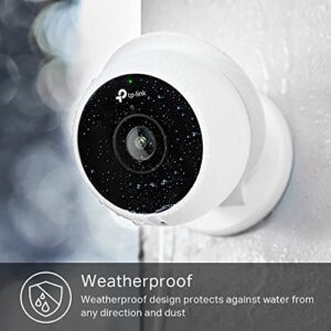 Kasa Smart (KC200) Outdoor Camera by TP-Link, 1080p HD Smart Home Security Camera with Night Vision, Built-in Siren, 2-Way Audio, Motion Detection, Works with Alexa & Google Home