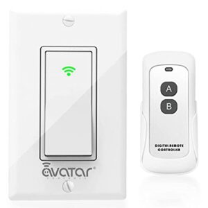 wifi light switch, wireless smart switch alexa remote control, avatar controls electrical switch for smart home, diy your household appliances