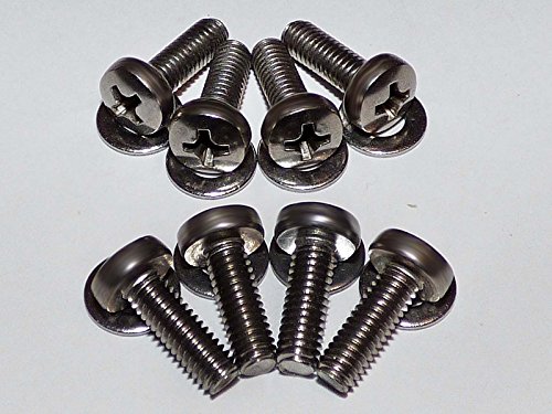 (8) - M4x12mm Regular Length Bolts for TVs & Monitors 29" or Smaller • Wall Mount Bracket to TV • VESA 75x75, 100x100 or 100x200 • Stainless