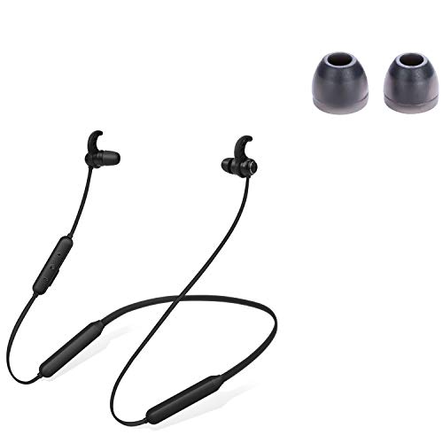 Avantree NB16 & XS Ear Tips, Bundle - Bluetooth Neckband Headphones Earbuds for TV PC, No Delay, 20 Hrs Playtime Wireless Earphones with Mic, Magnetic Earbuds & Includes XS Ear Tips for Smaller Ears