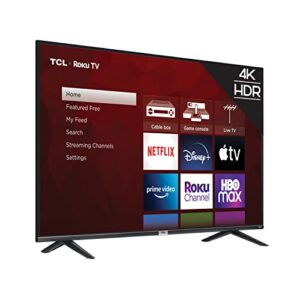 TCL 55" Class 4-Series 4K UHD HDR Smart Roku TV – 55S435, 2021 Model