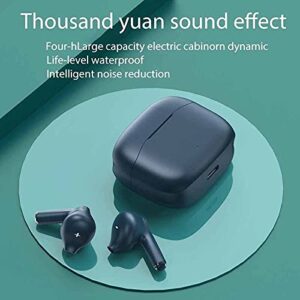 TBIIEXFL Headphone Earphones Waterproof Earpieces Sport Earbuds for Music Headset 5.0 (Color : Black)