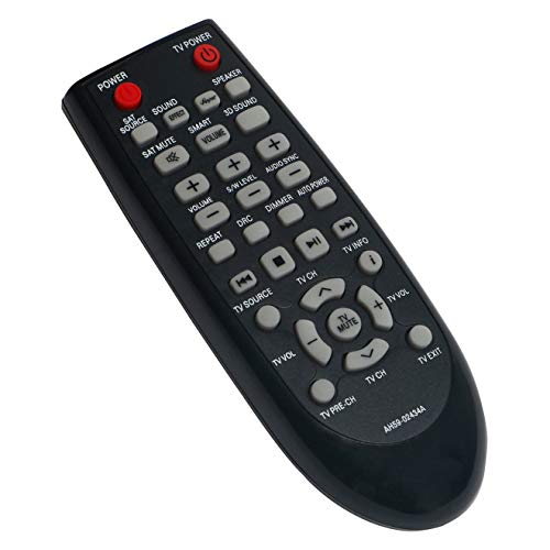 AH59-02434A Replace Soundbar Remote Control AH5902434A fit for Samsung Sound Bar Speaker System HW-E450 HW-E550 HW-E551 HW-E450ZA HW-E450C HW-E550ZA HW-E551ZA HWE450 HWE550 HWE551 HWE450ZA HWE450C