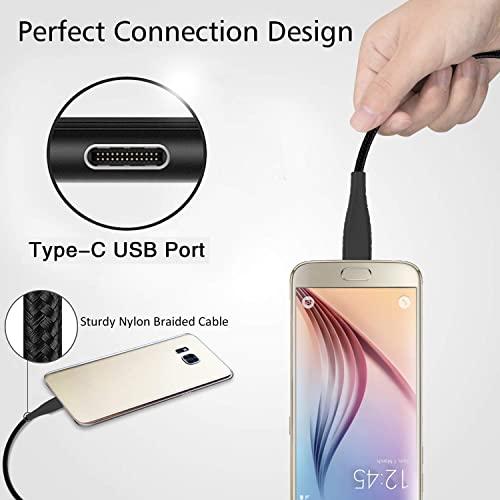 USB Type C Charger Cable 3ft-6ft-10ft Cord for Samsung Galaxy A13 A42 A32 5G A03S A03 A01 A30S A20S A70 A21,Nokia X100 XR20,TCL 10L,LG Velvet 5G/K92 Wing/Stylo 6 5 K51 Q70,3A Fast Charge Charging Wire