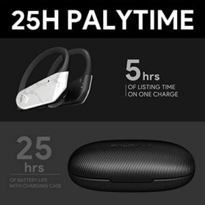 PALOVUE Bluetooth Headphones True Wireless Earbuds with Charging Case IPX9 Waterproof Stereo Sound Earphones Built-in Mic in-Ear Headsets Deep Bass for Sport Running, Fast Pair