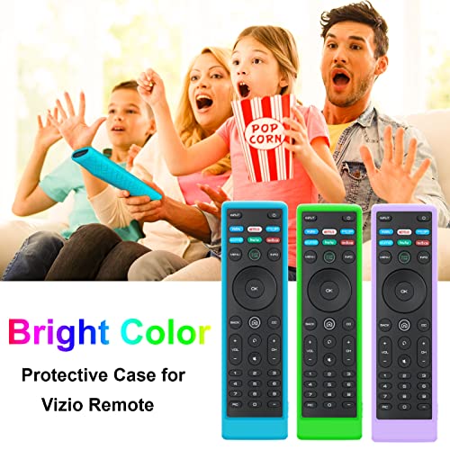 Cover for Vizio Remote, Compatible with Vizio Remote Case XRT136 / XRT140 D Series Universal Smart TV Control Replacement Silicone Skin Sleeve Glow in The Dark