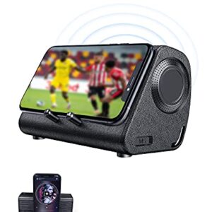 Bluedio Ms Mobile Soundbar Wireless Portable Induction Speaker with Sensor Phone Stand Holder Mini Sound Box Loudspeaker