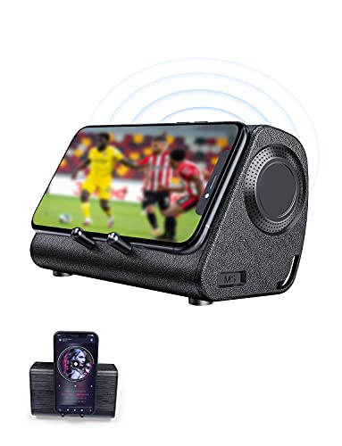 Bluedio Ms Mobile Soundbar Wireless Portable Induction Speaker with Sensor Phone Stand Holder Mini Sound Box Loudspeaker