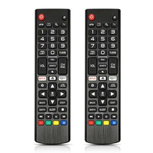 2 pc universal remote control for lg smart tv remote control,compatible for all lcd led 3d hdtv smart tvs akb75095307 akb75375604 akb74915305