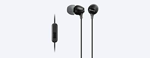 Sony MDREX15AP Fashion Color EX Series Earbud Headset with Mic (Black)