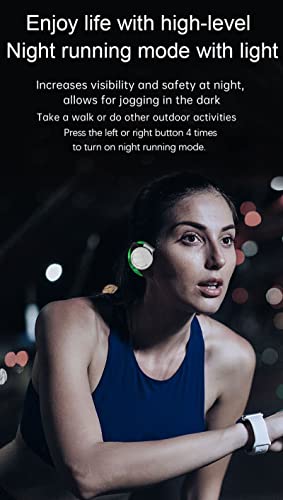 True Wireless Earbuds, Over-Ear Bluetooth 5.2 Earphones with Microphones,Deep Bass, IPX5 Waterproof HiFi Stereo Headsets Sport Ear Hook LED Display Wireless Ear Buds for Gym,Running,Workout (Black)