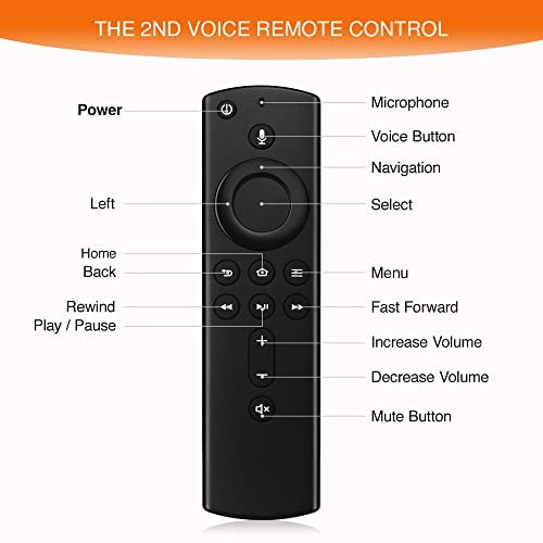 L5B83H Replacement Voice Remote Control with Voice Function Fit for Fire TV Stick,Fire TV Cube and Fire TV Lite