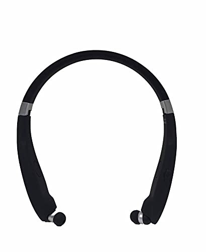 Rhino Foldable Retractable Wireless Headset Headphone Sport Neckband Earbuds