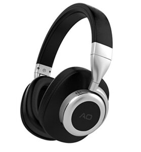 ao bluetooth headphones wireless with active noise cancelling technology (updated) – m6 (black)