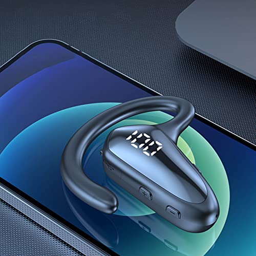 Bluetooth Headset Wireless Earphone Ear-Mounted Business Stereo Headset Bluetooth 5.2 Hands-Free Sports Headset with Microphone